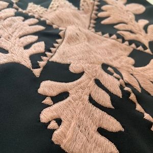 Cynthia Rowley Scuba Embroidered Tank